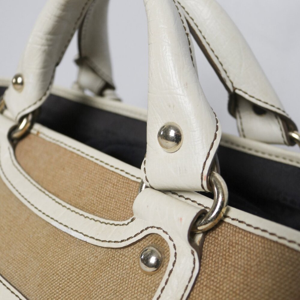 Celine leather trim canvas Boogie bag - Picture 13 of 14